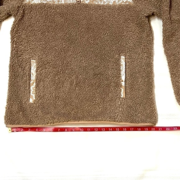 Vera Bradley Women’s Teddy Fleece‎ Pullover with Kangaroo Pocket NWT Sz S (4-6) - Picture 8 of 12